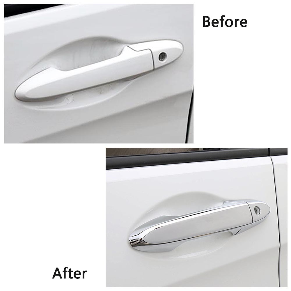 Для Honda HR-V HRV 2014-внешний вид автомобиля, модификация, ремонт, хромированная крышка дверной ручки, декоративная накладка, защита
