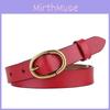Genuine Leather Womens Belt With Alloy Buckle For Casual And Office Wear