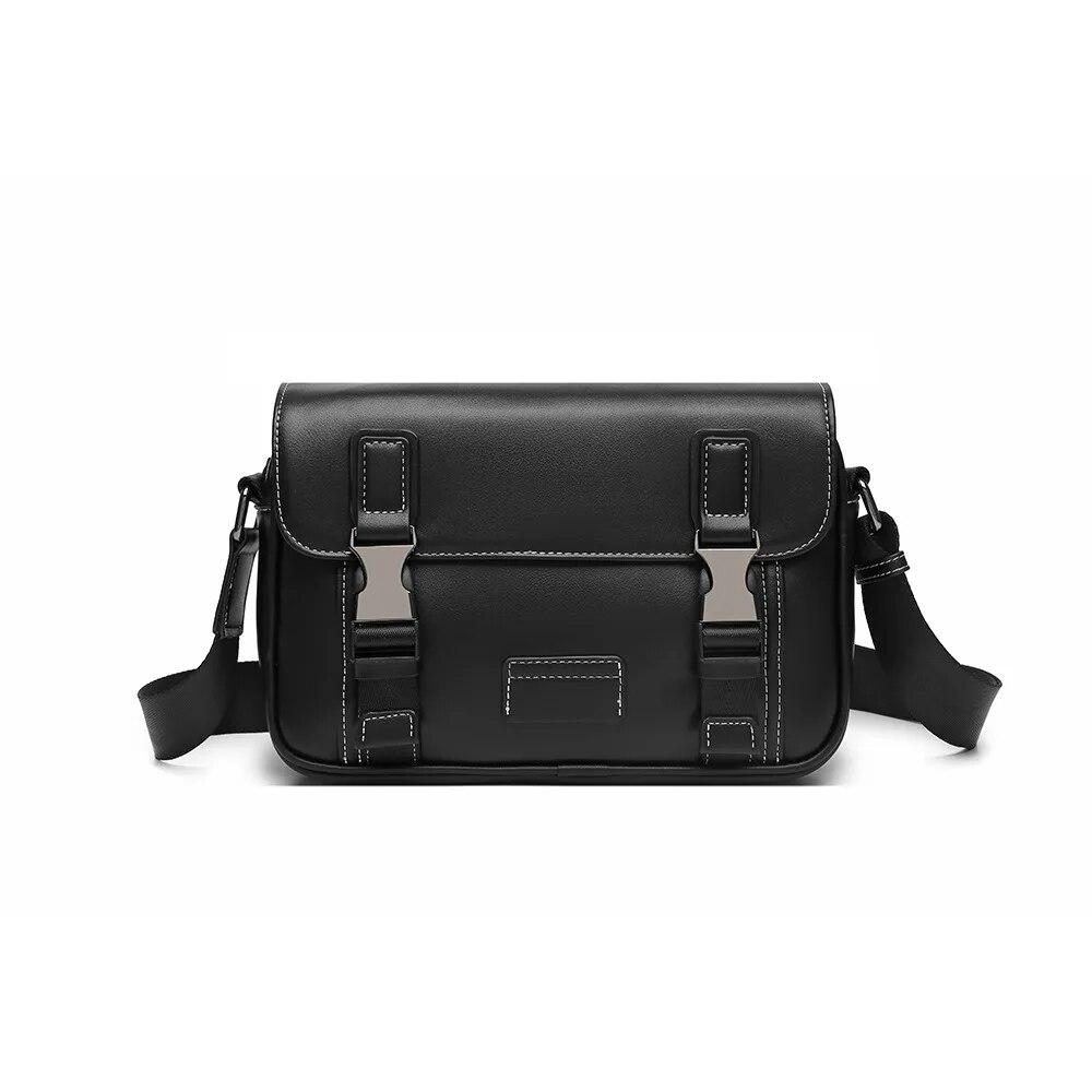 2024 Men's New Stitching Color Trend Small Square Bag Fashion Casual Large Capacity Crossbody Bag Man's Aesthetic Sling Shoulder