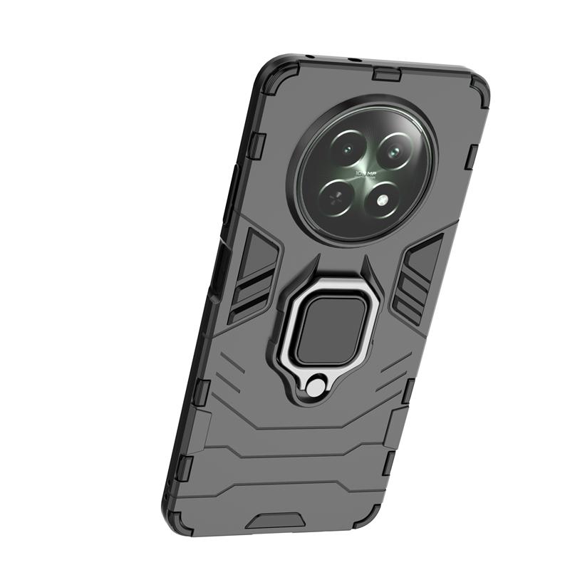 Ударопрочный чехол Armor для OPPO Realme 14 13 12 11 10 Pro Plus Pro+ 5G 11X 12X 14X Магнитный автомобильный держатель с кольцом-чехлом