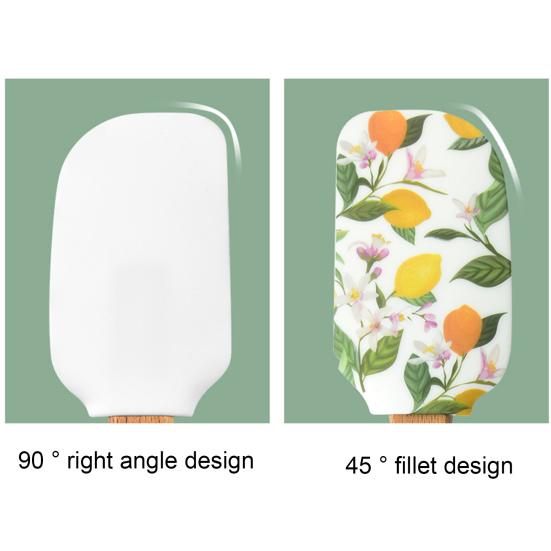 Скребок для торта, цветной, устойчивый к царапинам, силиконовый, портативный, десертный крем, лопатка, бытовые принадлежности