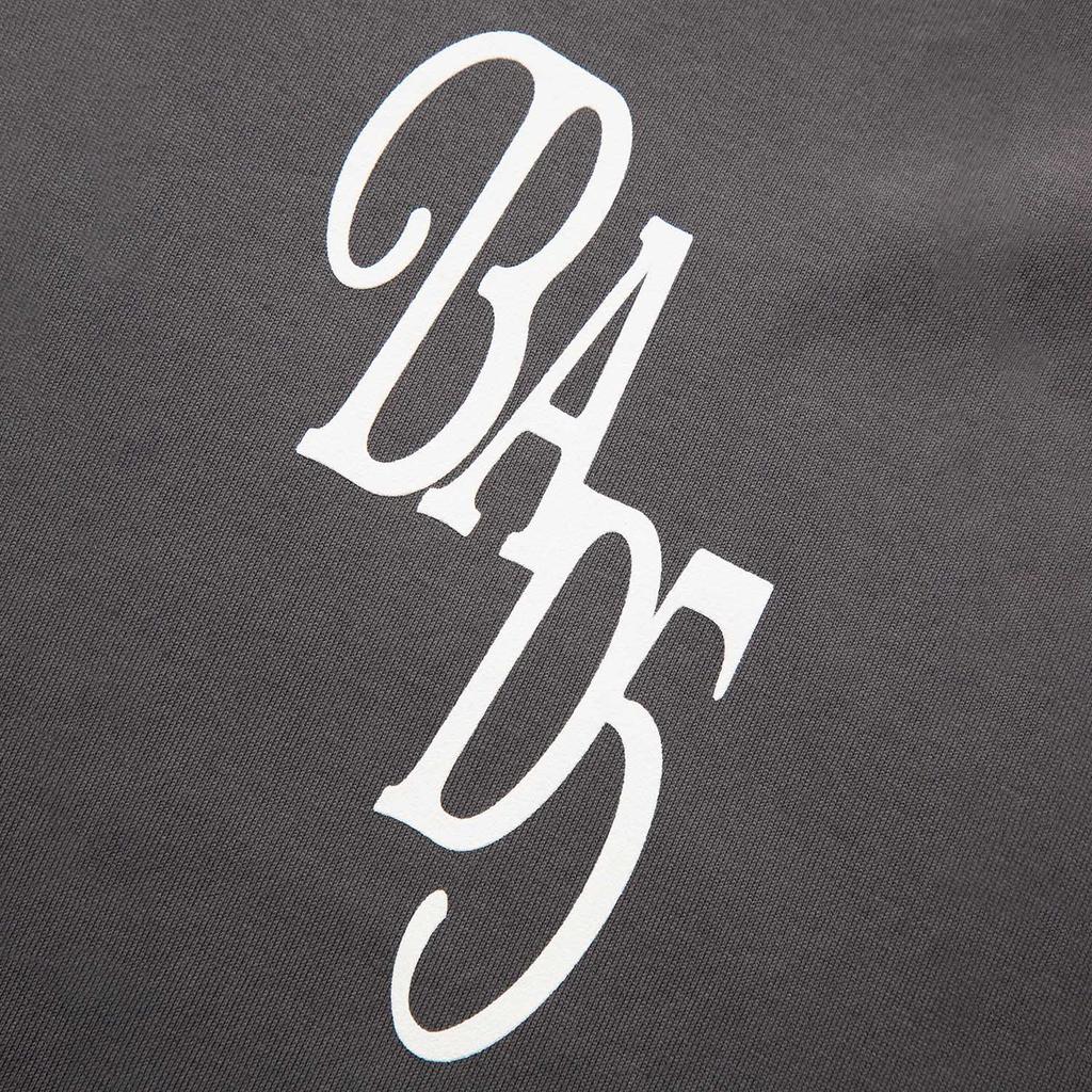 Li Ning Badfive Printed Breathable Casual Fashion Loose Round Neck Letter Short Sleeve T-Shirt Men Tops Black Pine-Grey AHSVB77-5