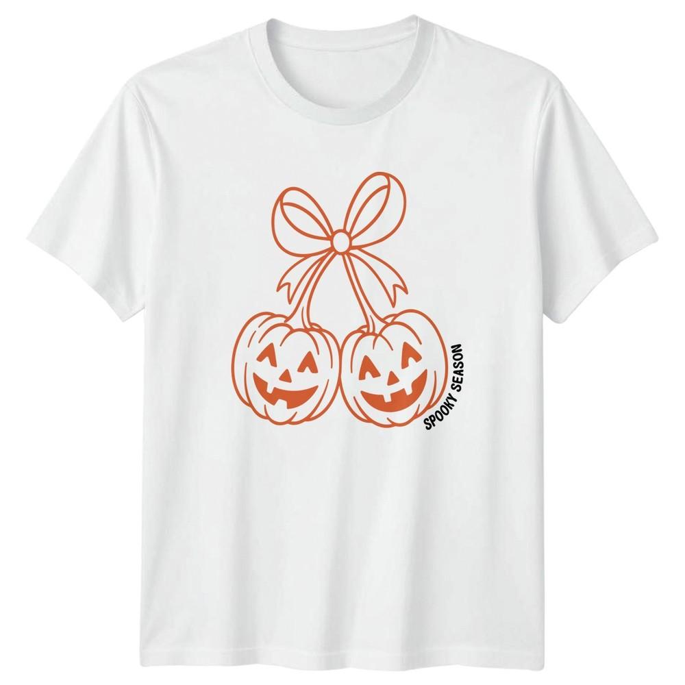 Spooky Season Halloween Holidays Pumpkins Unisexs TShirt Unisexs Tee Graphic Top