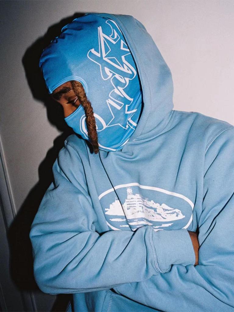 Комплект Худи и Штанов Corteiz Alcatraz Унисекс Свободного Кроя Streetwear