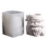 Santa Shape Flowerpot Silicone Mold Christmas Candle Silicone Mould For Making Candle Soap Chocolate Holiday Decoration
