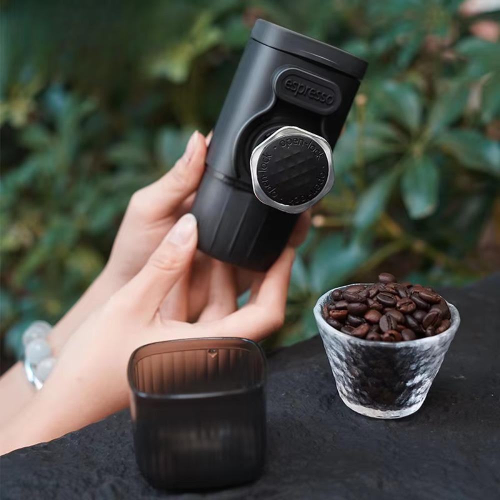 Ручная кофеварка эспрессо 2 в 1 дорожная кофемашина капсульная итальянская кофемашина эспрессо для улицы