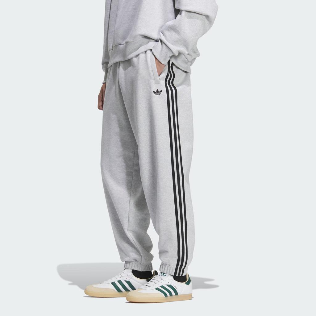 Adidas Оригинальные FW25 Джоггеры из плотного трикотажа в полоску свободного кроя на кулиске Мужские джоггеры KC0119