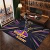 Melbourne Storm Personalized Crystal Velvet Carpet, Customized Name Text Soft Anti‑Slip Rug for Living Room Bedroom