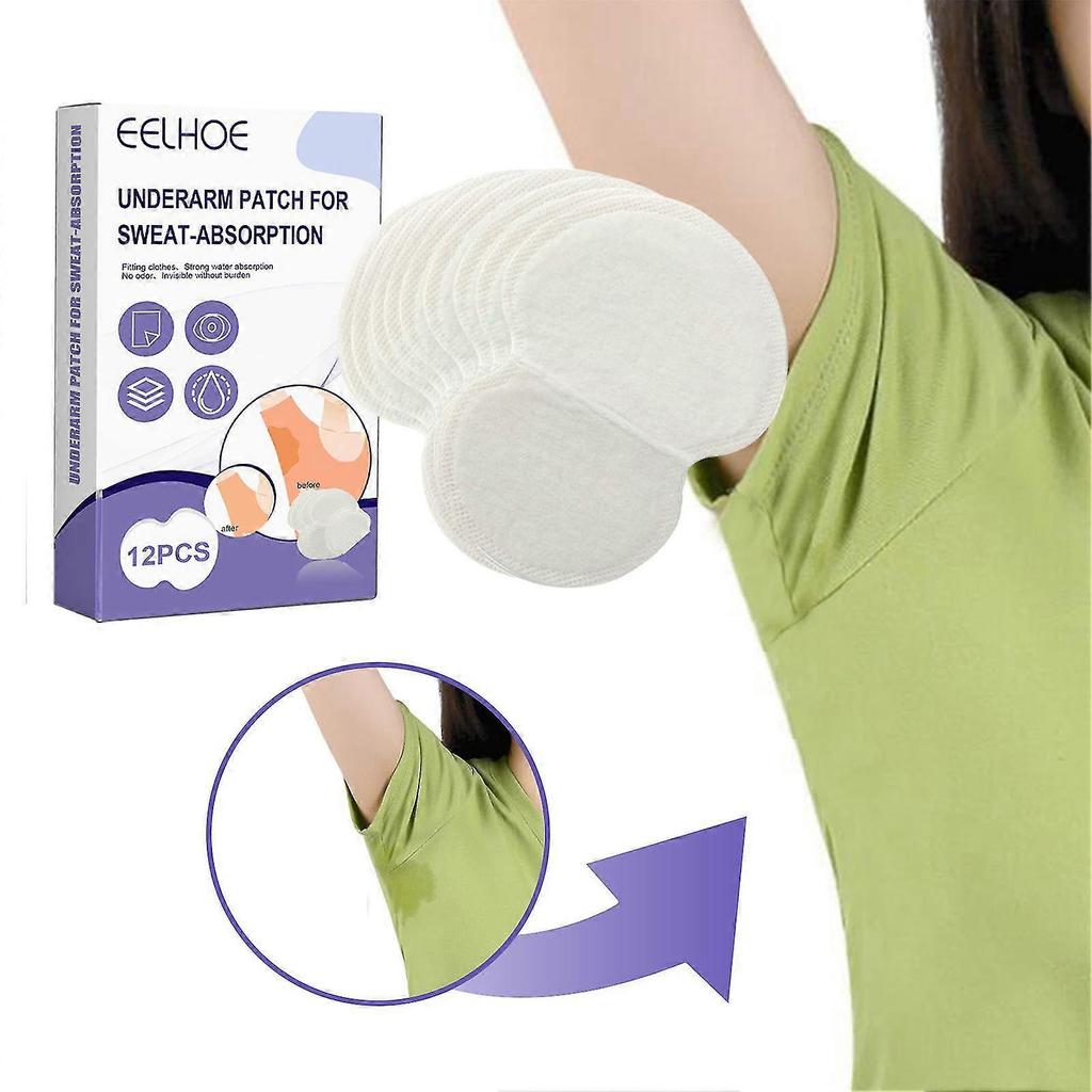 12x Disposable Sweat Pads Patches Antiperspirant Underarm Armpit Guard Sheet