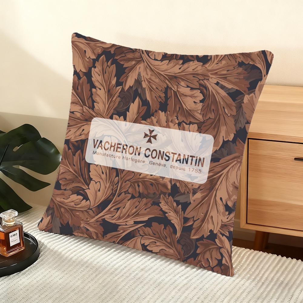 Наволочка Шелковистый Короткий Плюш Домашняя Наволочка для Подушки на Диван - Невидимая Молния Домашнее Украшение МодаV-Vacherons C-Constantin