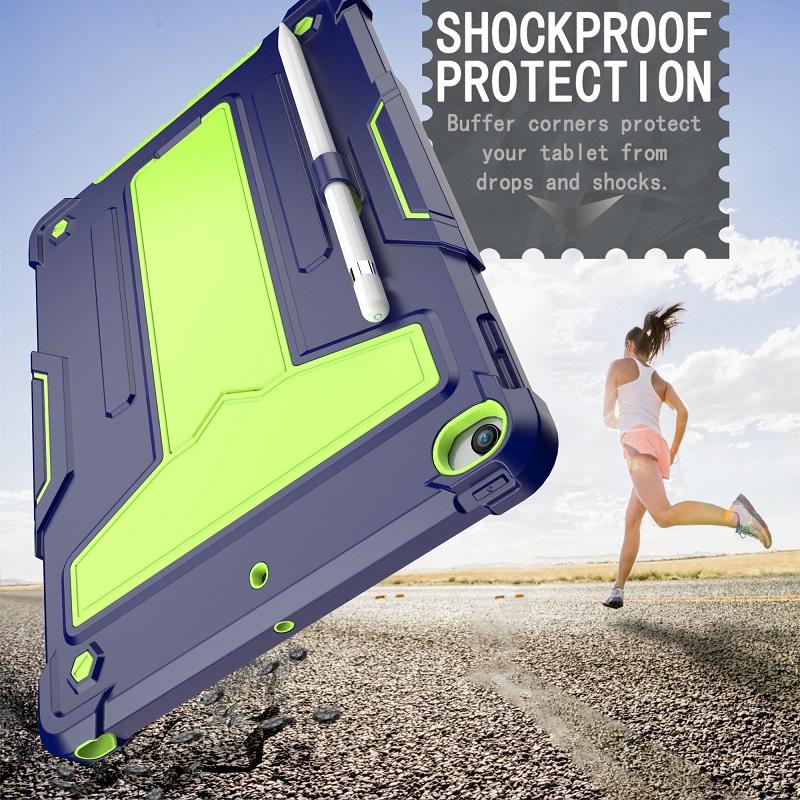 Чехол для iPad 10,2, 7, 8, 9 поколения, детский чехол для iPad 10,2 2019, 2020, 2021 Pro 10,5 Air3, сверхпрочный противоударный чехол с подставкой
