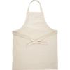 Kitchen Apron - Customizable - Natural Cotton 210 G/m2 - 55x70 Cm - Adjustable Shoulder Strap - Washable
