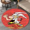 Asterix Friends Round Rug for Livingroom,Bedroom, Palyroom, Chair Rug, Area rug, Circle Carpet, Large Size Fan Christmas gift