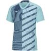 Теннисная одежда Dry Aeroflow Game Shirt с коротким рукавом, с высокой вентиляцией, легкая в движении 62JAA032 Blue Turquoise S [Mizuno]