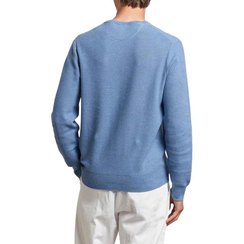 Polo Ralph Lauren Свитер мужской вязаный с длинным рукавом, вышитым логотипом пони, с круглым вырезом, синий MNPOSWE16820285-400