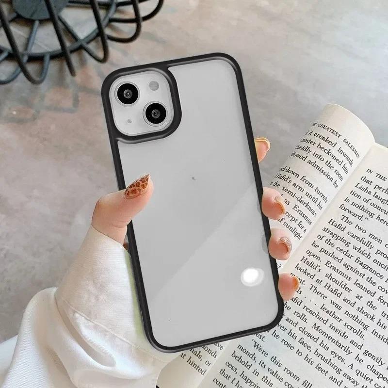 Роскошный прозрачный чехол для телефона конфетного цвета для iPhone 17 16 15 14 13 12 11 Pro Max Plus 16E Ударопрочный бампер Защитные чехлы Обложка