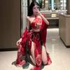 Sexy Lingerie, Ancient Costume, Palace Style, Pure Desire, Hanfu, Bellyband Set, Sexy Classical Stab, No Take Off Flying Skirt