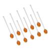 10x Glass Teaspoons Dishwasher Safe Stirring Spoon For Stirring Coffee