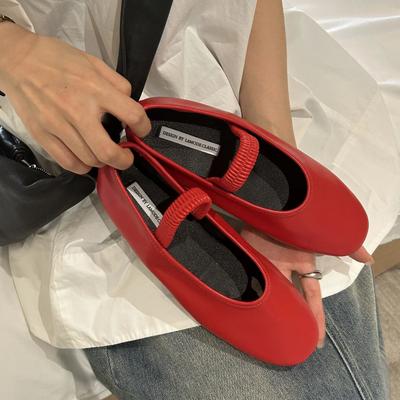 Мода IPPEUM Балетки Обувь Женская Круглый Носок Летнее Платье Мэри Джейн Балетки Обувь Для Женщин