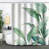 Flower Leaf Bathroom Thickened Waterproof And MildewProof Shower Curtain Design