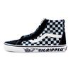Sk8 Se Bikes x Sk8 Vans-Hi Reissue 'Big Ripper - Черно-белая отражающая клетка' VN0A4BV8A0E
