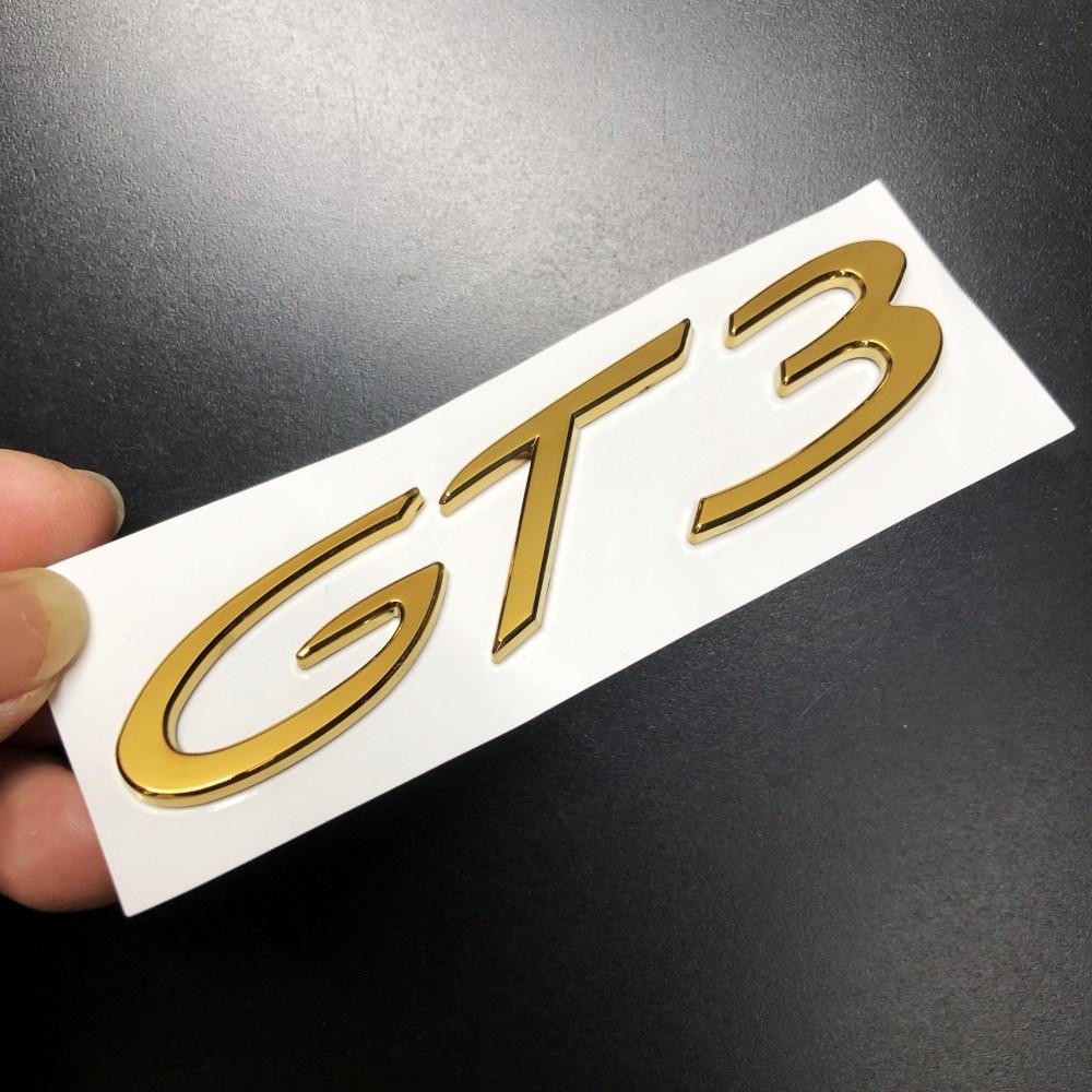 Cayears GTS GT1234 RS Пластик ABS Наклейка Значок Декали Гоночная Эмблема Подходит После 2012 Для Porsche Авто Автомобиль Кузов Задняя Крышка Багажника