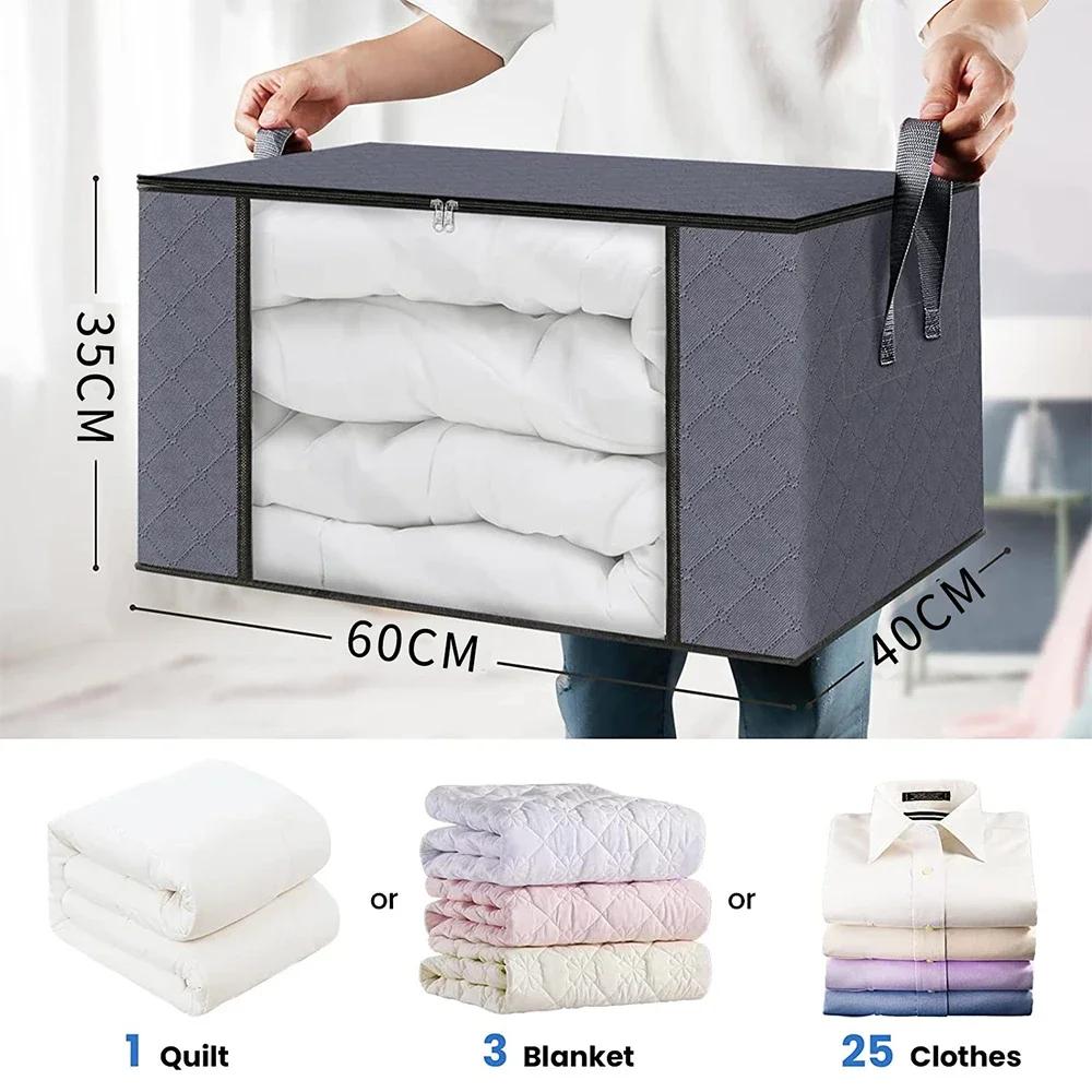 Quilt Storage Bag, Clothing Sorting Bag, Moving and Organizing Household Bedding Storage Box, Supplies