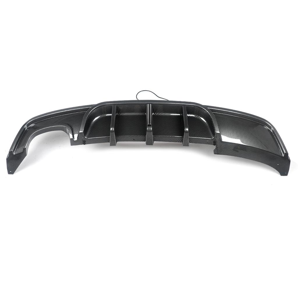 Rear Diffuser Bumper for BMW 1Series E82 Coupe 135i M Sport Carbon Look F1 Style E82 Rear Lip with Light