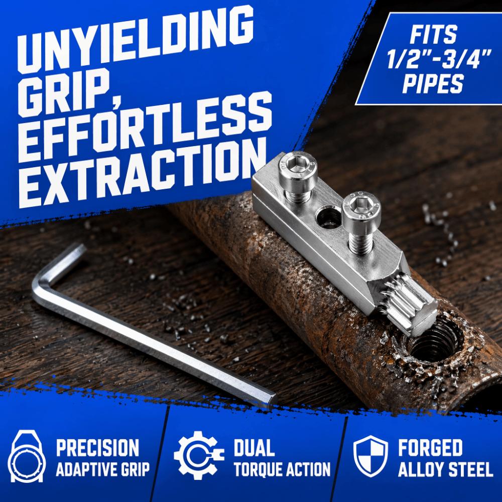 Adjustable Design Screw Extractor Set 1/2 Inch 3/4 Inch Broken Screw Extractor For Damaged Screws