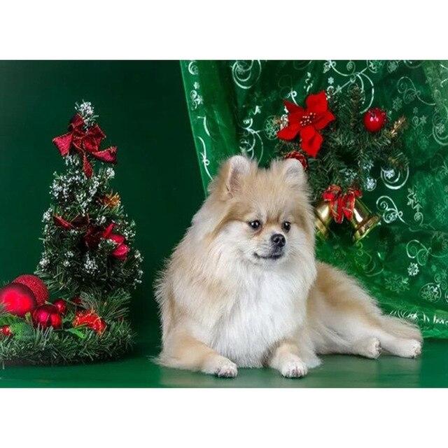 5D DIY Алмазная картина Набор Милый щенок Искусство Алмазная вышивка Стразы Украшения для дома