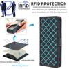 For Xiaomi Redmi 13C 5G/Redmi 13R 5G/Poco M6 5G Case RFID Blocking Leather Phone Shell with Wrist Strap
