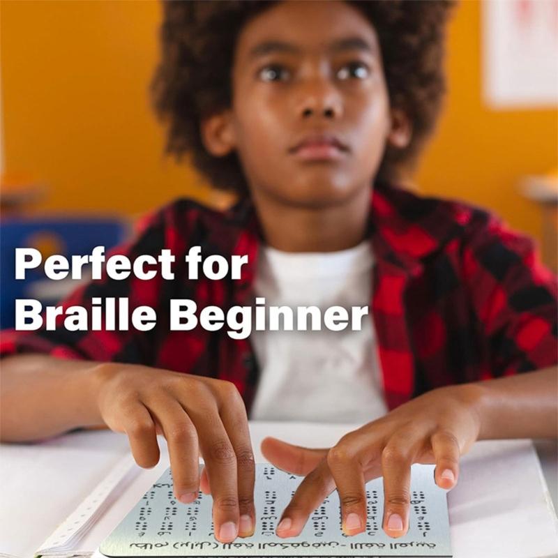 Professional Arabic Braille Training Board With Raised Dots Number & Braille Learning Boards for Blind Children Adult