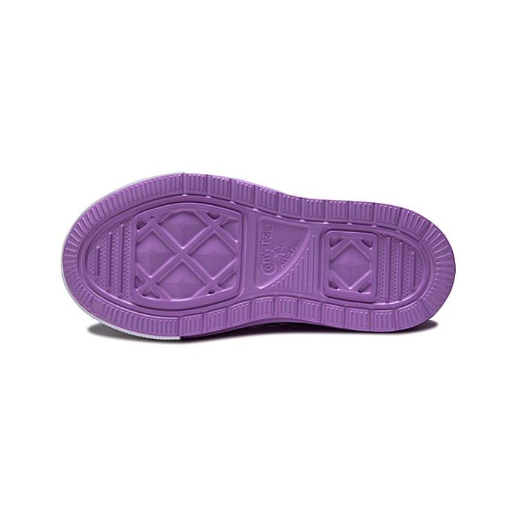 Converse Детские кроссовки Chuck Taylor All Star Play Lite CX Low PS Grape Fizz Фиолетовый Белый A07395C