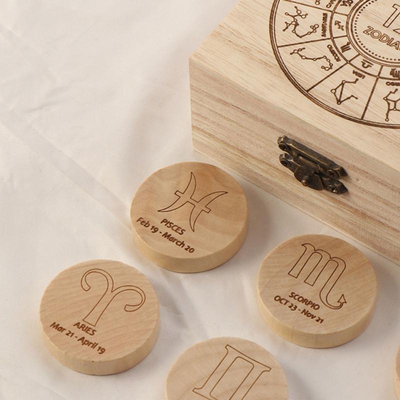 Ведьминский декор Ведьминский домашний декор Наборы Медитация Деревянные руны Набор целебных кристаллов Ведьминские руны Руны Деревянные рунные камни Набор