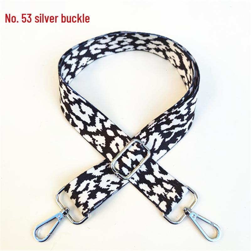 Colorful Ethnic Leopard Print Crossbody Bag Strap - Extended & Widened Replacement for Women's Shoulder Bags