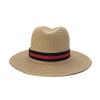 Мужская женская соломенная шляпа Fedora в стиле панамы в стиле пэчворк, соломенная шляпа от солнца, летняя шляпа