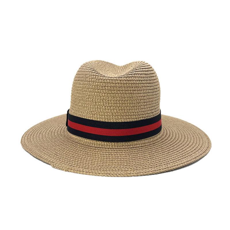 Мужская женская соломенная шляпа Fedora в стиле панамы в стиле пэчворк, соломенная шляпа от солнца, летняя шляпа