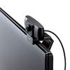 Sanwa Supply Conference USB Skype Black Wide-Lens Webcam, Connection, 150° Ultra-Wide Angle, Built-in Microphone, Compatible, CMS-V43BK
