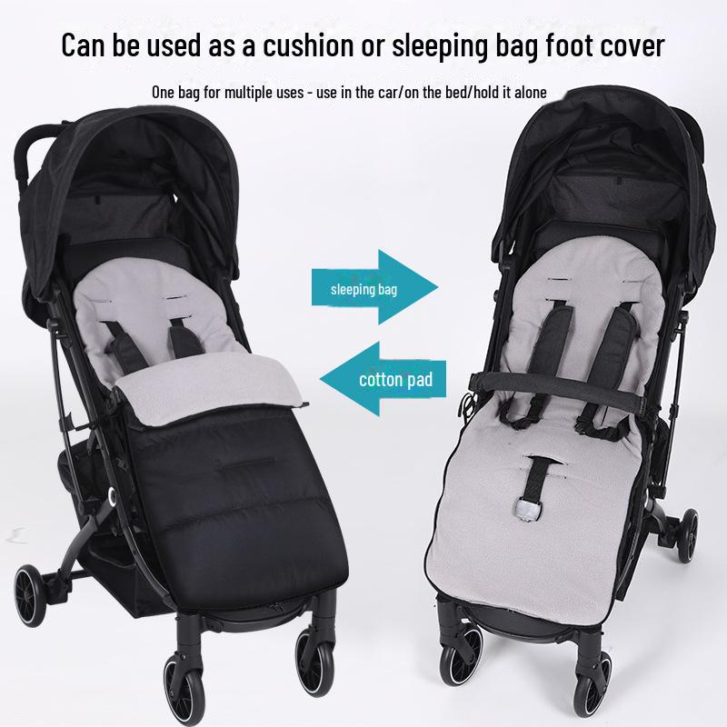 Windproof Winter Sleeping Bag and Foot Cover for Baby Stroller