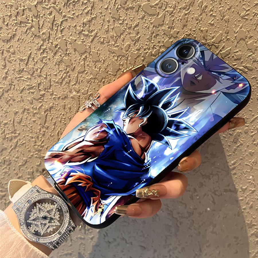 Чехол для iPhone XS Max XR 13 12 11 17 Pro Max 7 8 15 16 14 Plus 17Air Черный Мягкий Чехол для Телефона Dragon Ball Z Вселенная Goku