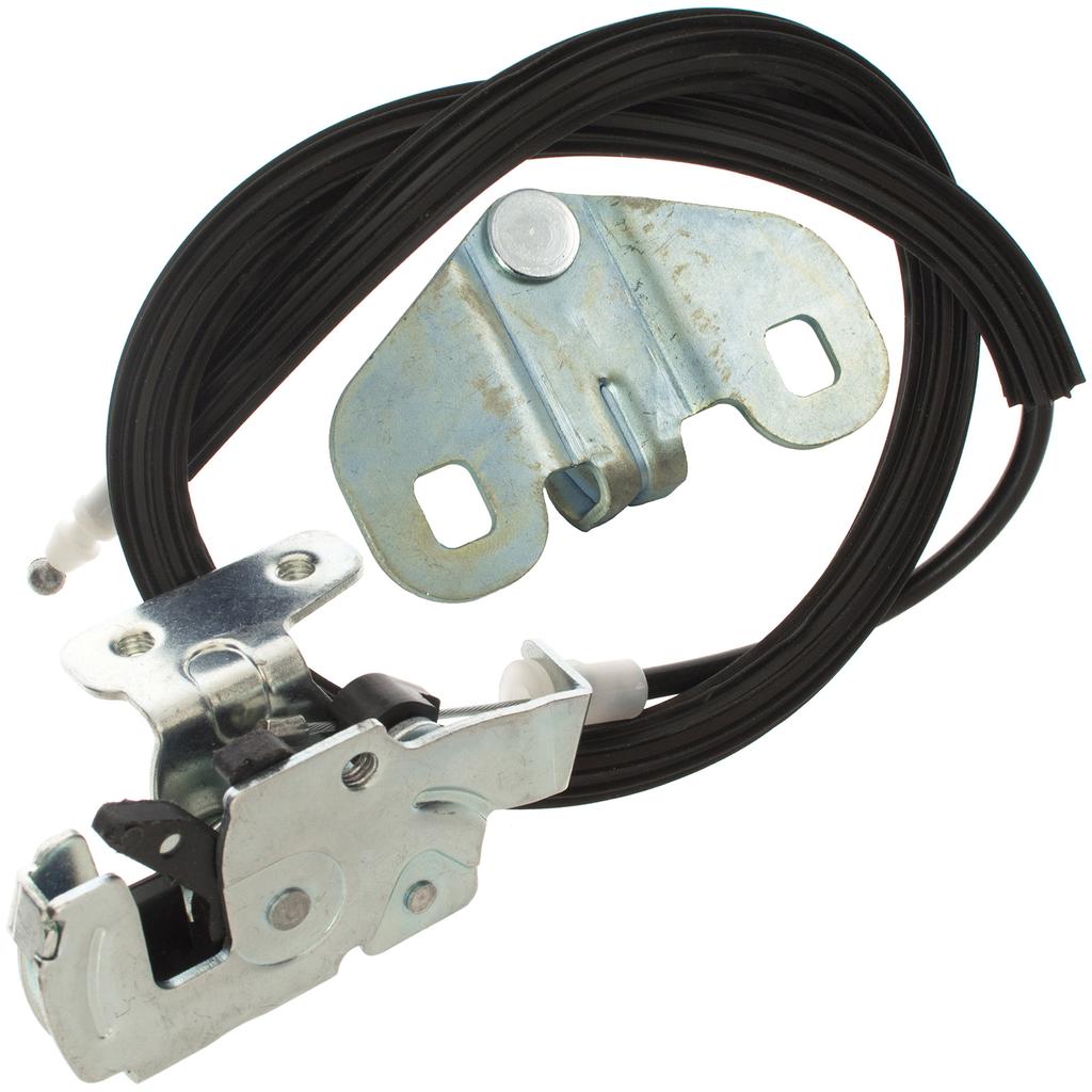 Fiat Ducato III 2006- Lower Lock for Left Rear Door with Rod and Lock Strike Plate, 2 Pieces, Kit