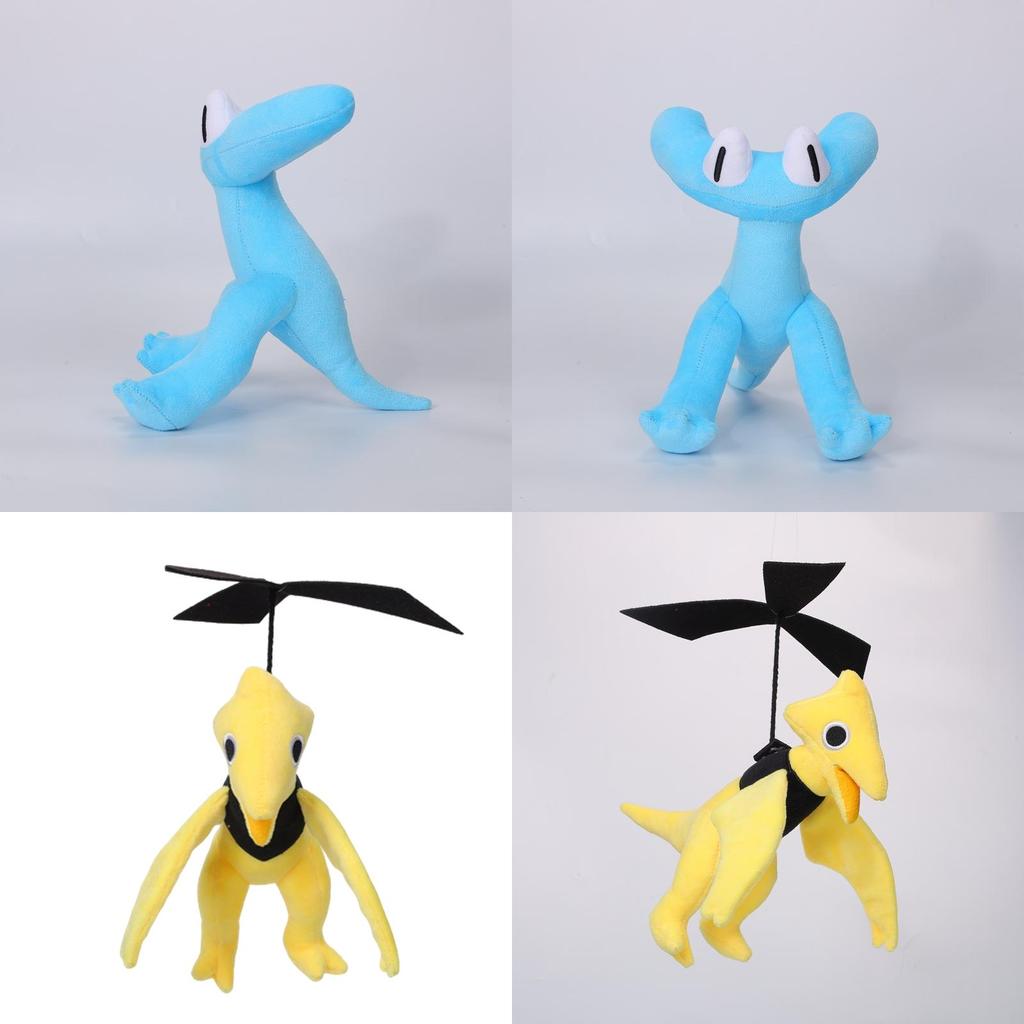 Плюшевая игрушка Динозавр из Rainbow Friends Глава 2 Мягкая и приятная на ощупь Игрушка-мягкая игрушка из короткого плюша от Jili