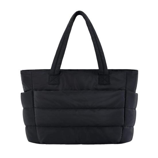 Женская сумка через плечо, стеганая сумка-тоут, большая вместимость, легкая, водонепроницаемая, с несколькими карманами, сумка для ноутбука, для работы, путешествий, спортзала