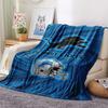 Detroit Lions Print Flannel Blanket, High quality Comfortable for All Seasons, Home Decor, Warmth and Comfort, Perfect for Christmas Gifts
