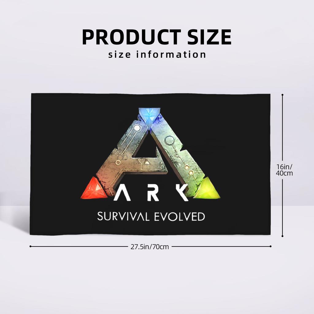 Ark Survival Evolved black Soft Face Towel Quick Dry Pool Bath Cotton Towels Breathable