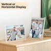 Clear Acrylic Desktop Display Frame Transparent Photo Frame Poster Display Stand Postcard Certificates Price Tags Display Frame