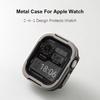 Металлический бронированный чехол для Apple Watch Ultra 2 10 9 8 7 6 5 Ударопрочный защитный чехол для iWatch 40 мм 41 мм 42 мм 44 мм 45 мм 46 мм 49 мм