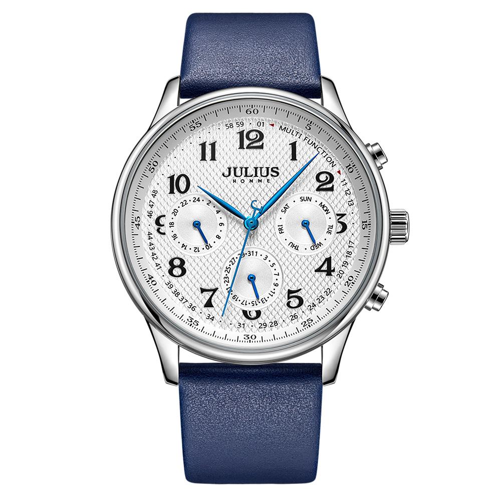 Jyullieoseu Jah-108 Мужские кожаные часы