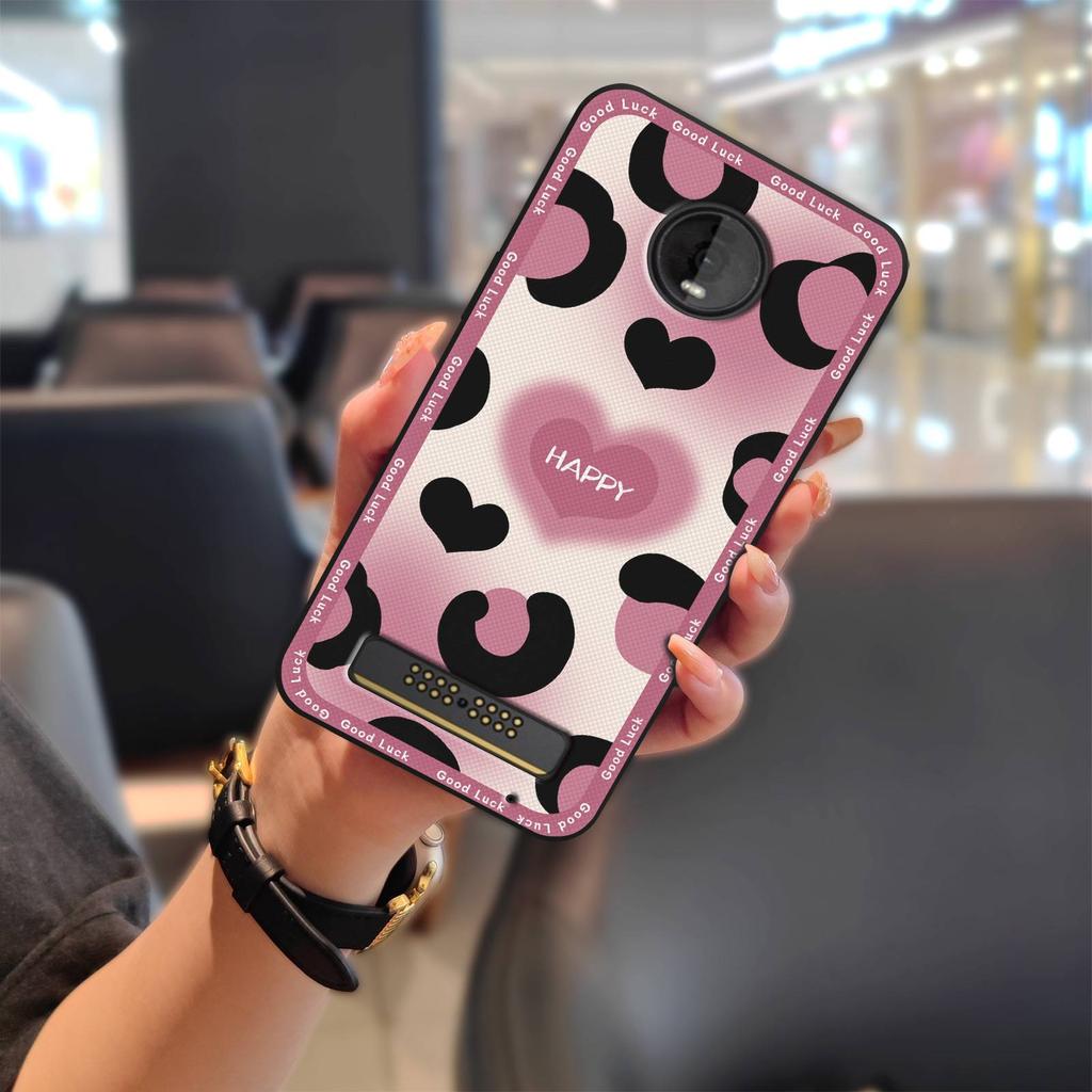 Чехол TPU для телефона MOTO Z4 Play Модный дизайн Пыленепроницаемый Мультяшный Силиконовый Грязеотталкивающий Водонепроницаемый Полная защита Милый