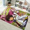 Code Geass Anime Area Rug, Non Slip Floor Mat, Suzaku Euphemia Character Print Carpet for Living Room Bedroom Decor